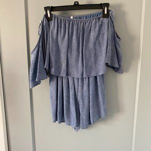 Off-the-shoulder Romper